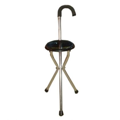 Folding Stick Chair - Black - Kitchen Tools - Best Price in Pakistan - HitShop.pk